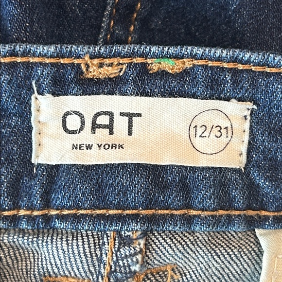 OAT New York high rise boot cut jeans size 31 - Picture 10 of 11
